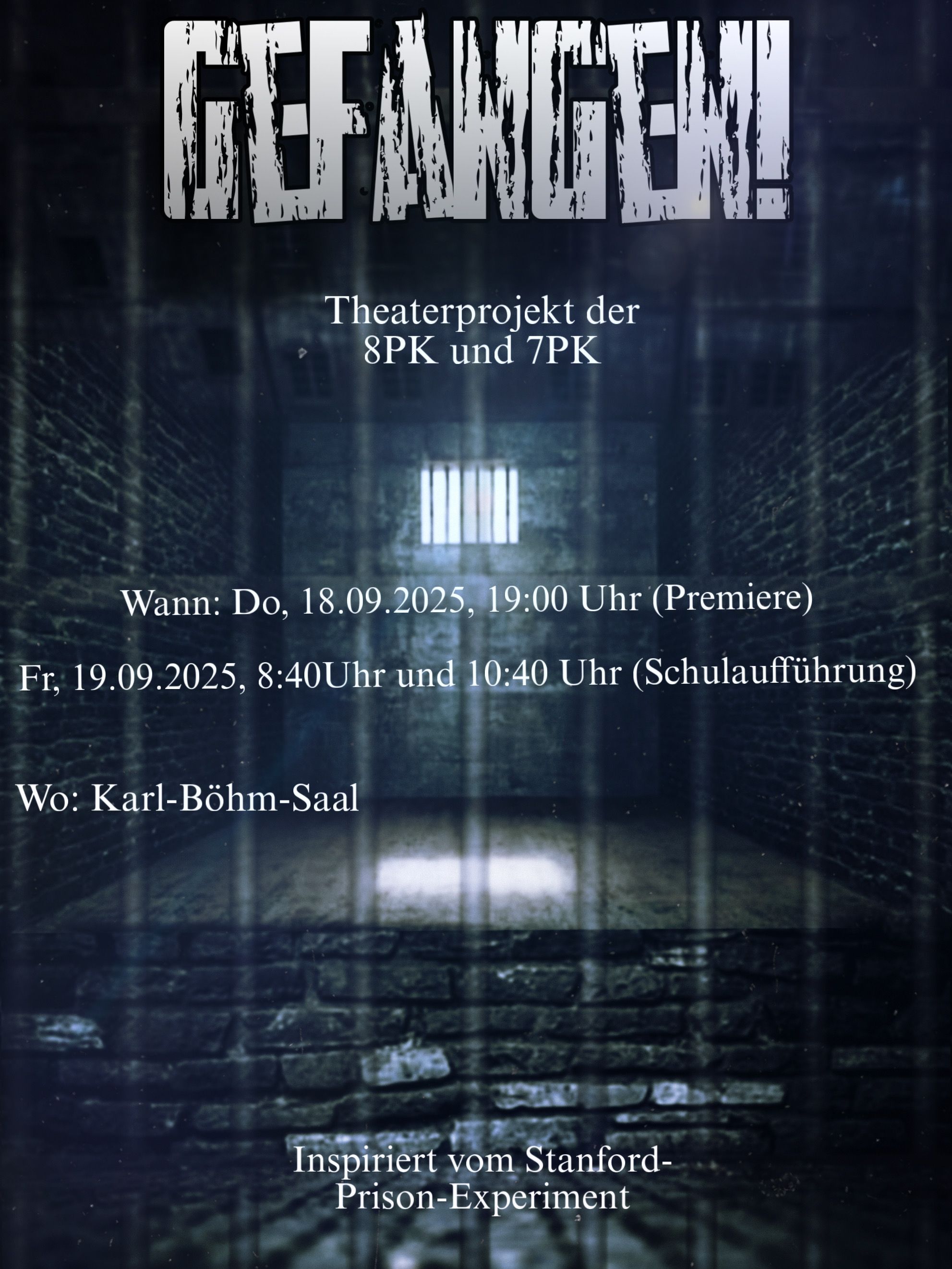 Plakat Gefangen Sept fin